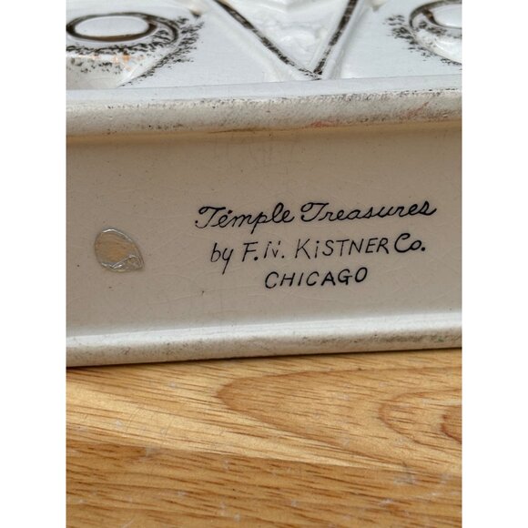 Order of the Eastern Star OES Ceramic Vase Planter Free Mason Vintage 5.5" - Picture 9 of 9